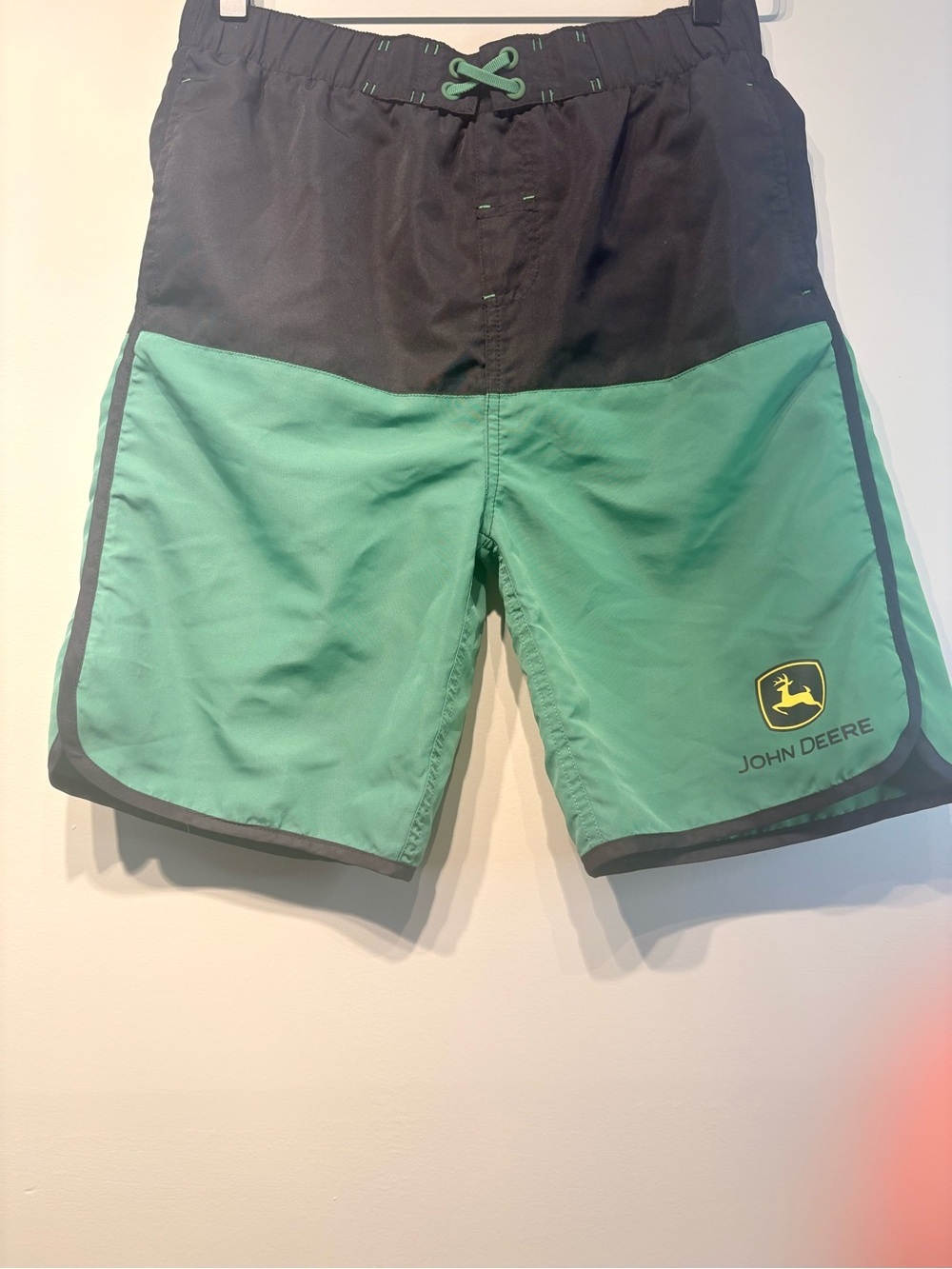 John Deere Black and Green Boys Shorts